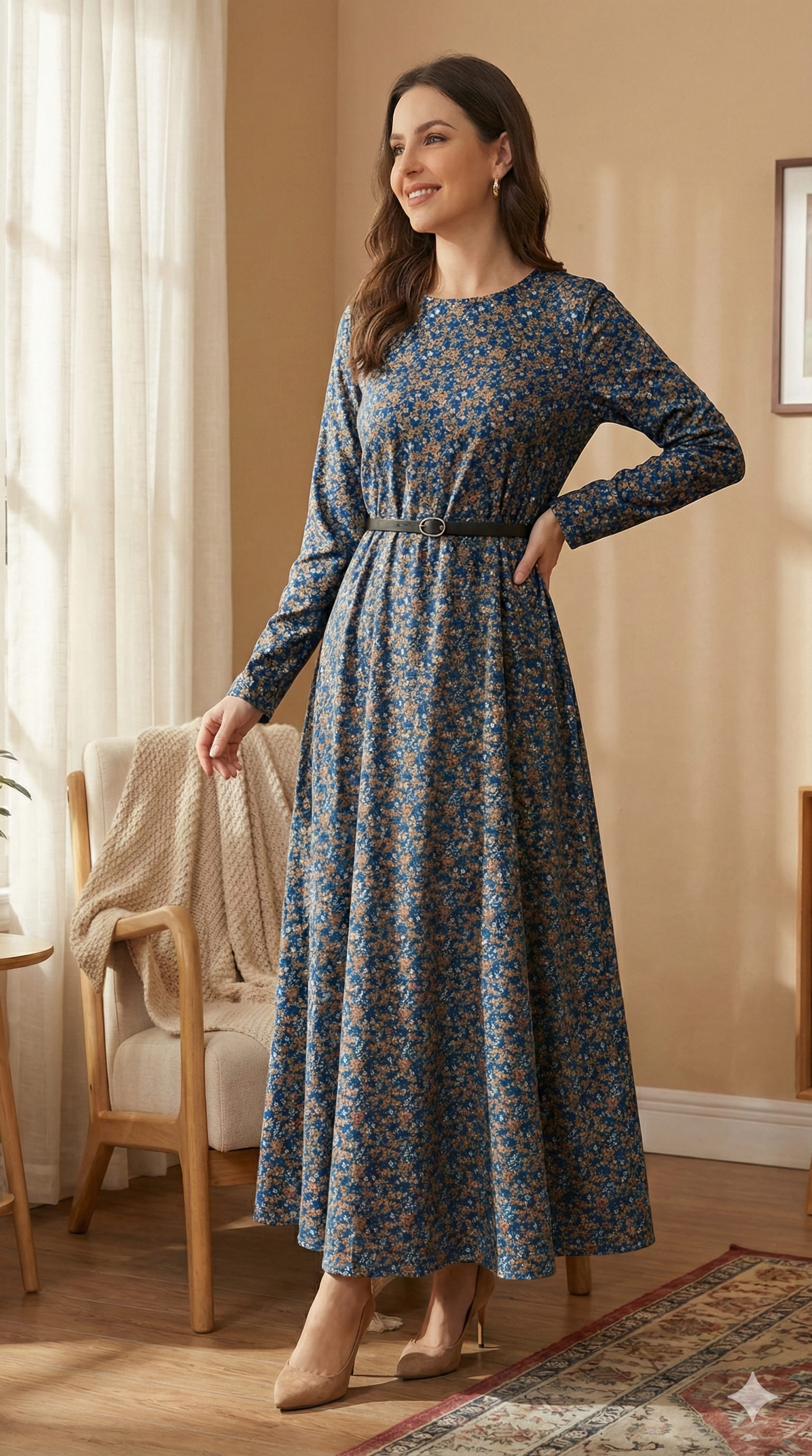 robe en Peau de chamois imprimée