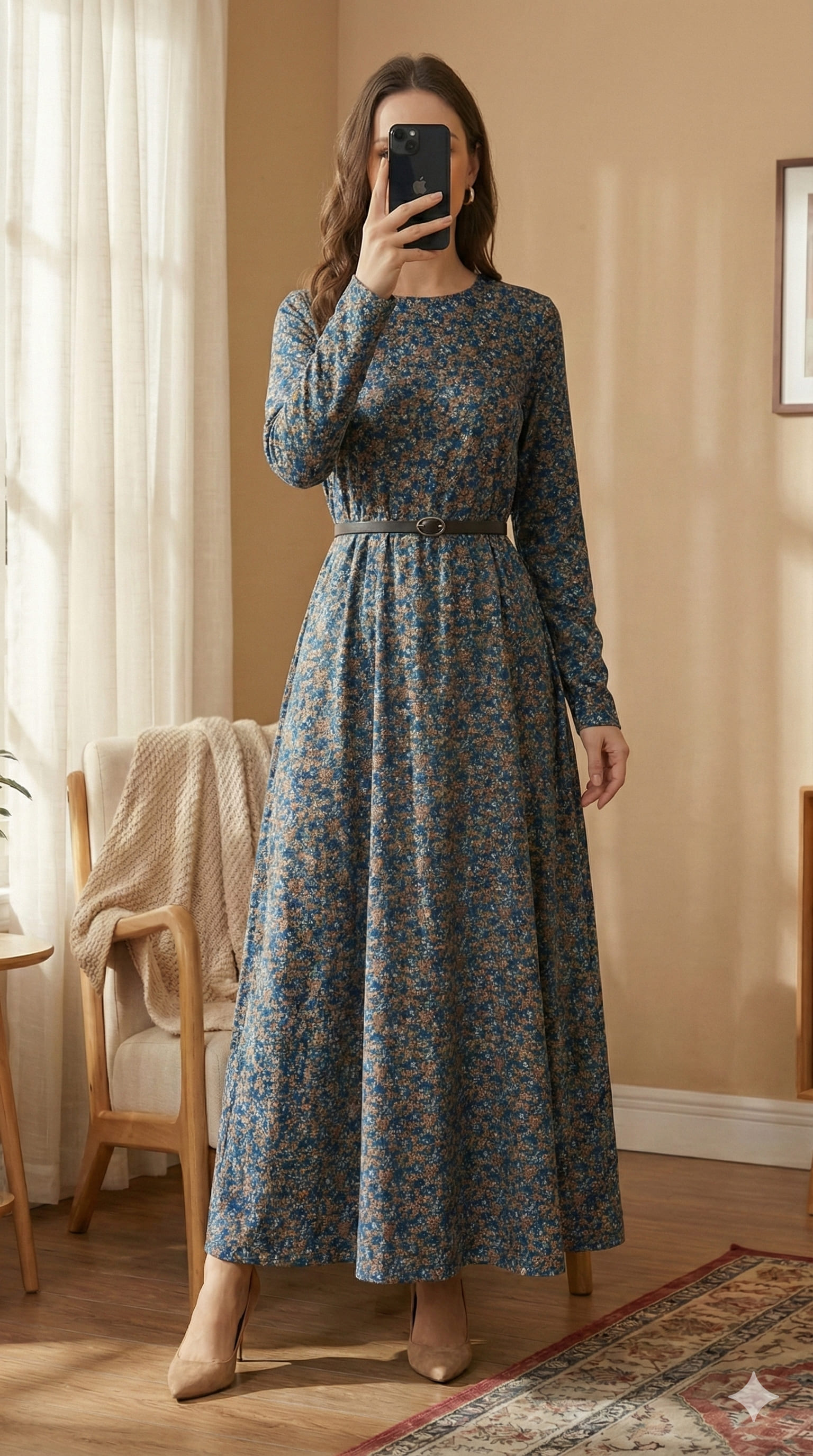 robe en Peau de chamois imprimée