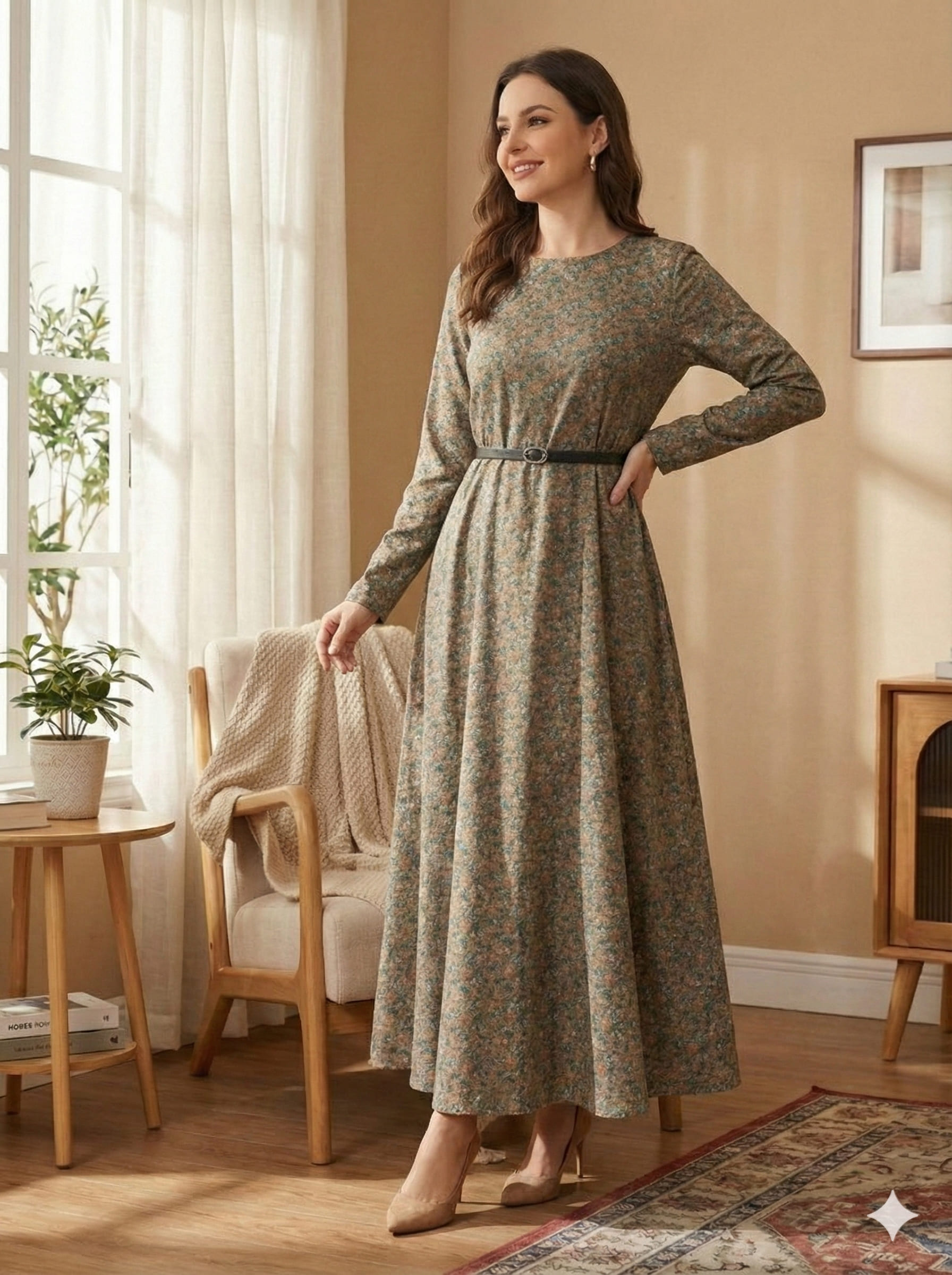 robe en Peau de chamois imprimée