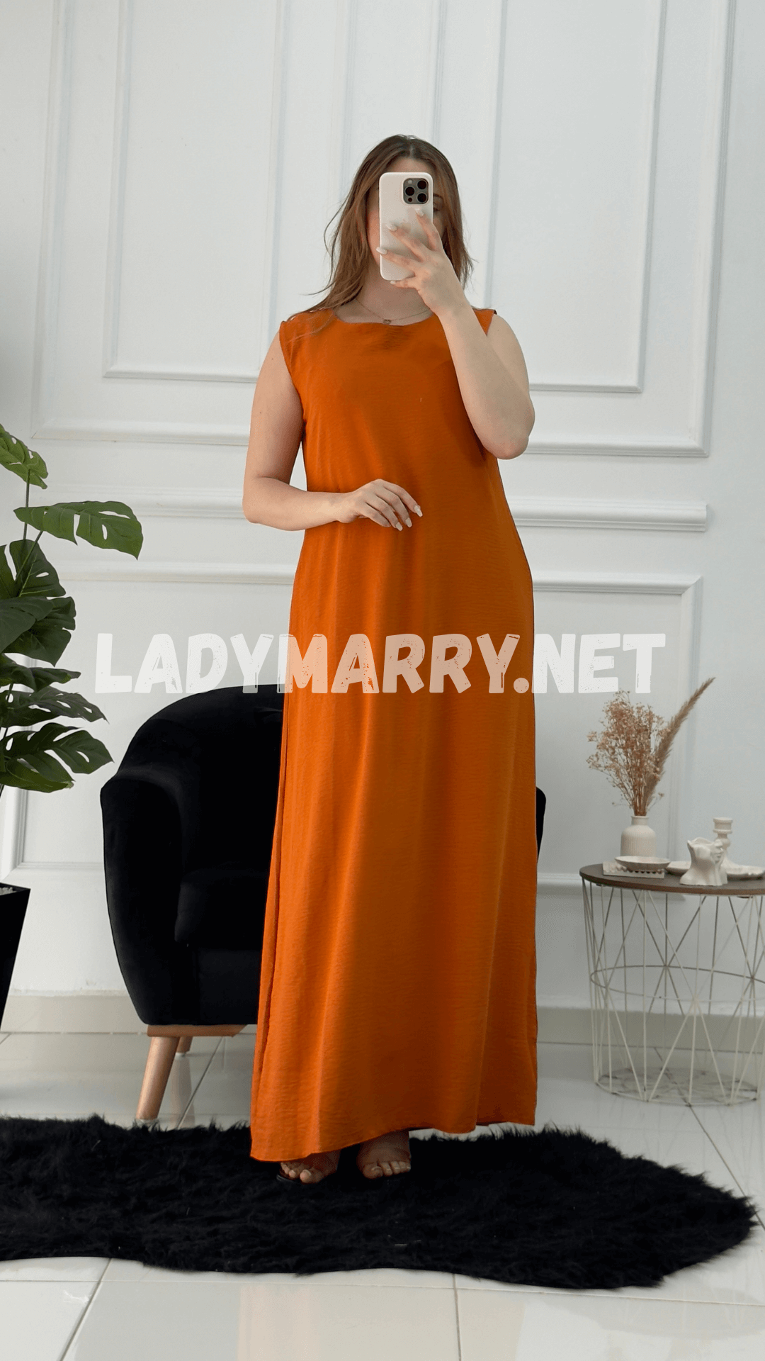 Robe droite en crepe froissé