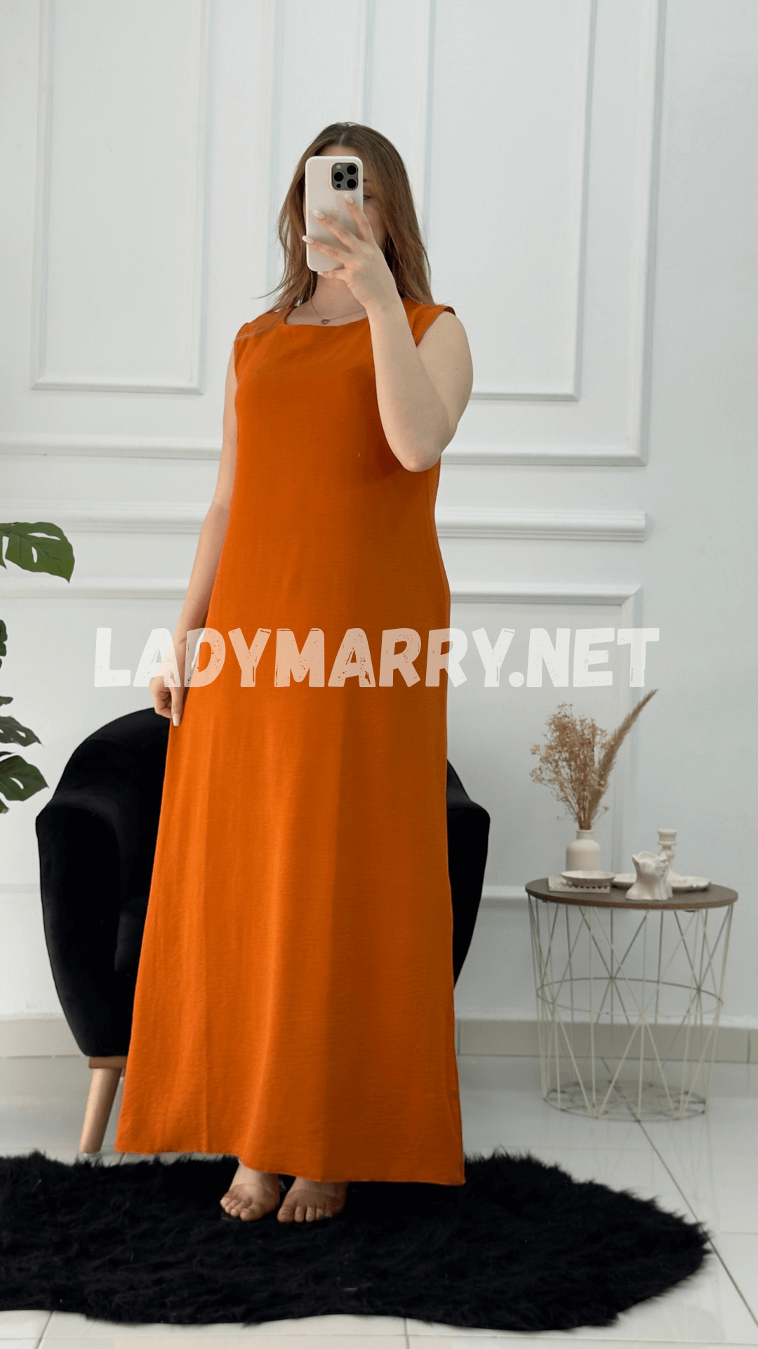 Robe droite en crepe froissé