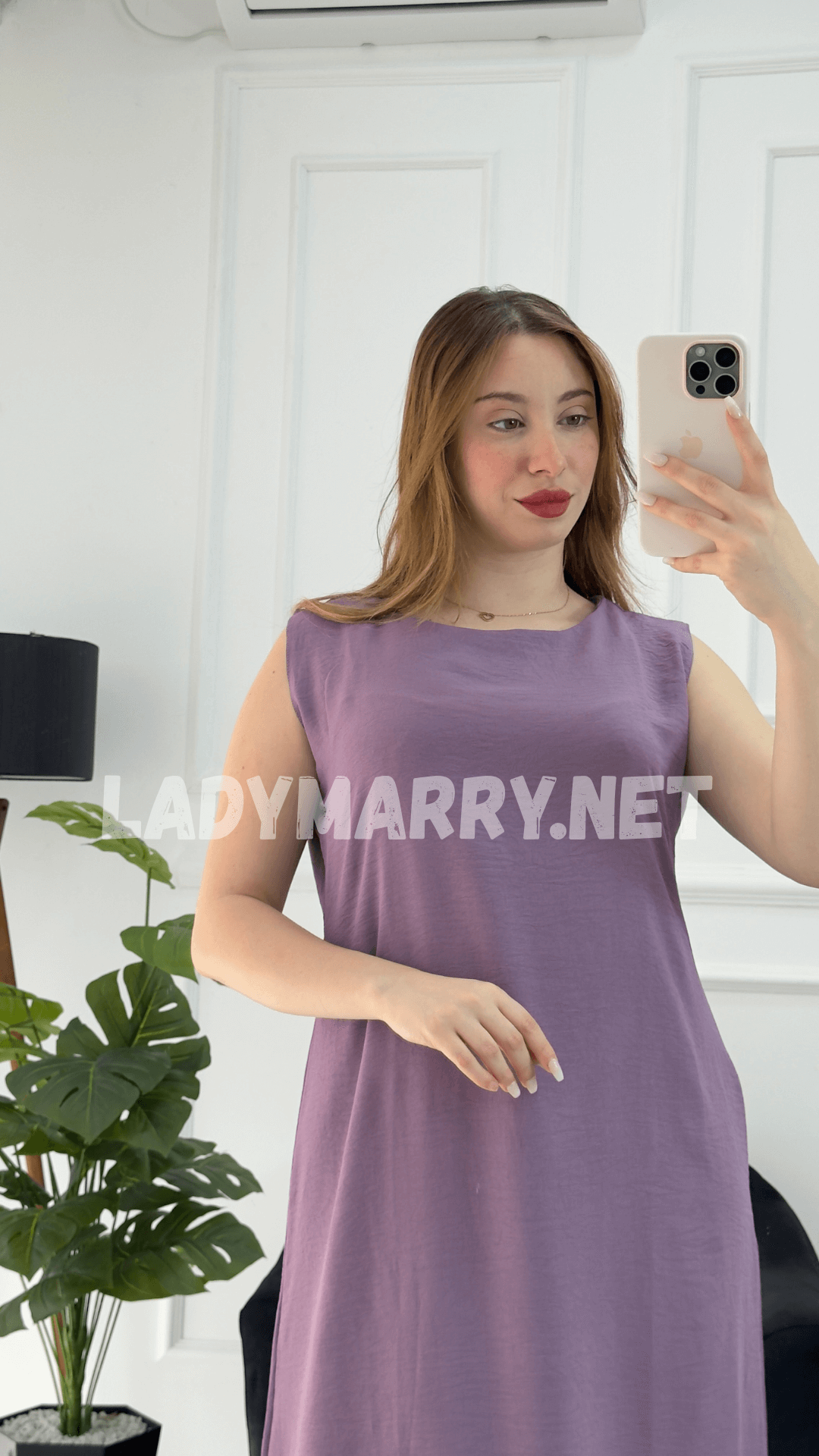Robe droite en crepe froissé